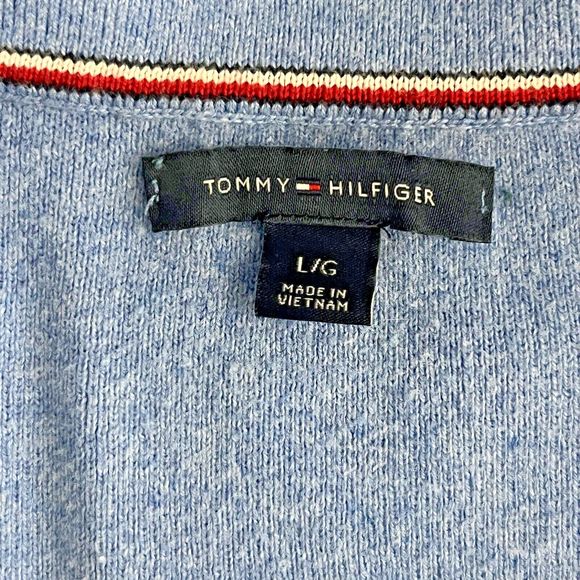 Tommy Hilfiger Sweater Women's Large‎ Stretch Pullover Collar Shirt Long Sleeve - Picture 7 of 8